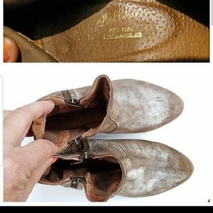 Seychelles Shoes - Seychelles Lucky Penny Metallic Booties Seychelles Shoes - Seychelles Lucky Penny Metallic Booties